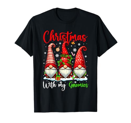 Weihnachten mit Meinen Gnomien, DREI Zwerge, Schneeliebhaber, für Kinder T-Shirt Weihnachten mit Meinen Gnomien, DREI Zwerge, Schneeliebhaber, für Kinder T-Shirt von Gnomes Thanksgiving Costume