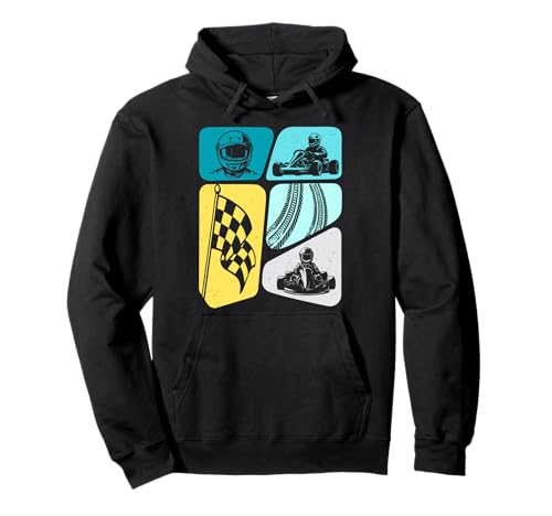 Kart Rennen Go Karts Motorsport Jungen Go-Kart Pullover Hoodie von Go-Kart Gokart Kartsport Kartbahn Kartfahrer