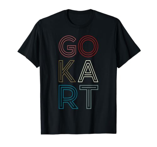 Go Kart Rennfahrer Gokart Motorsport Kart Fahrer T-Shirt Go Kart Rennfahrer Gokart Motorsport Kart Fahrer T-Shirt von Go Kart Kartbahn Rennsport Kartfahren Lenkrad