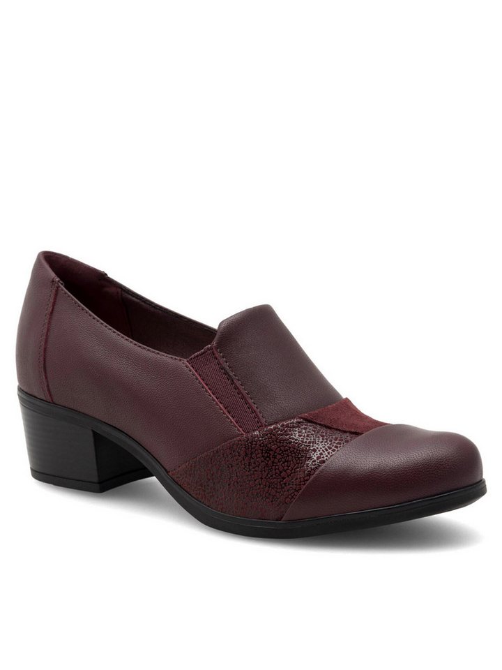 Go Soft Go Soft Halbschuhe Damen EST-GUSTA-22 Dunkelrot Schnürschuh von Go Soft