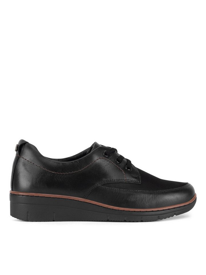Go Soft Go Soft Halbschuhe Damen WI23-REBECA-12 Schwarz Schnürschuh von Go Soft