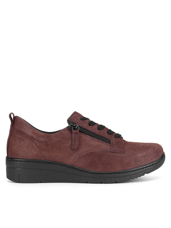 Go Soft Go Soft Halbschuhe Damen WI23-REBECA-21 Dunkelrot Schnürschuh von Go Soft