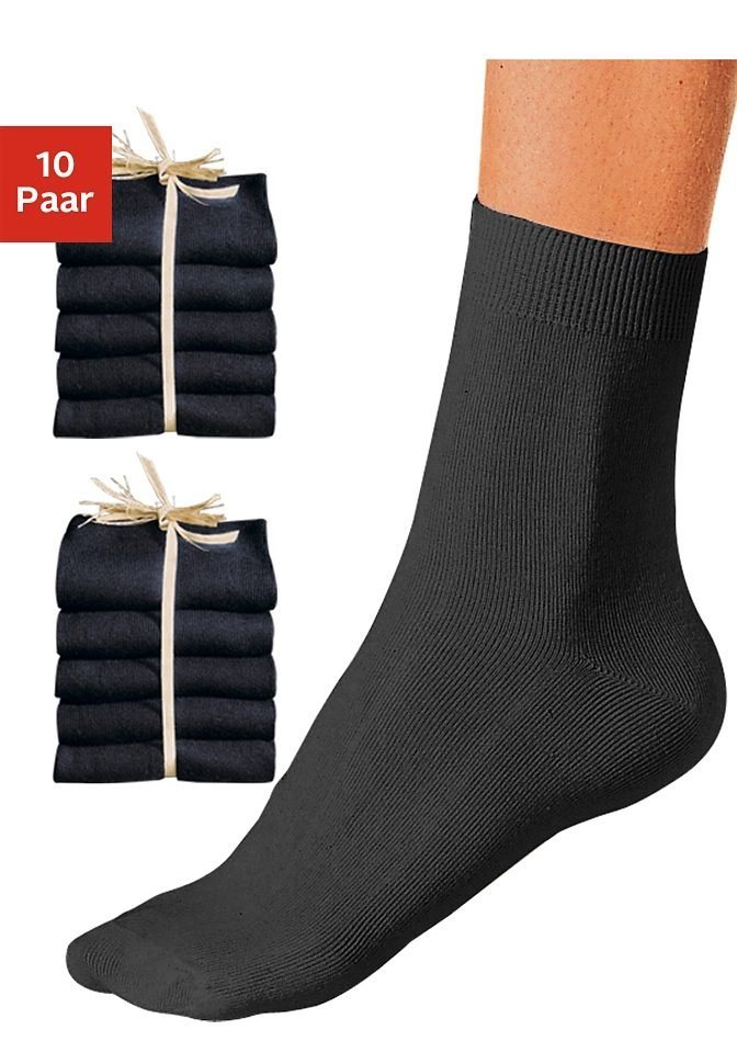 Go in Basicsocken (Set, 10-Paar) unifarben von Go in