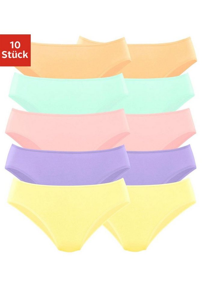 petite fleur Bikinislip (Packung, 10-St) aus elastischer Baumwolle von petite fleur