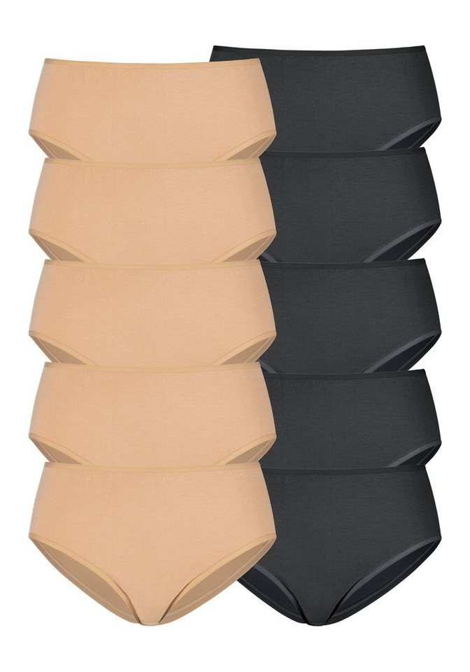 petite fleur Hüftslip (10er-Pack) aus elastischer Baumwolle von petite fleur