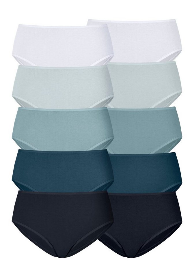 petite fleur Hüftslip (10er-Pack) aus elastischer Baumwolle von petite fleur