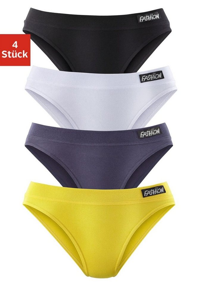petite fleur Jazz-Pants Slips (4er-Pack) aus elastischer Baumwolle von petite fleur
