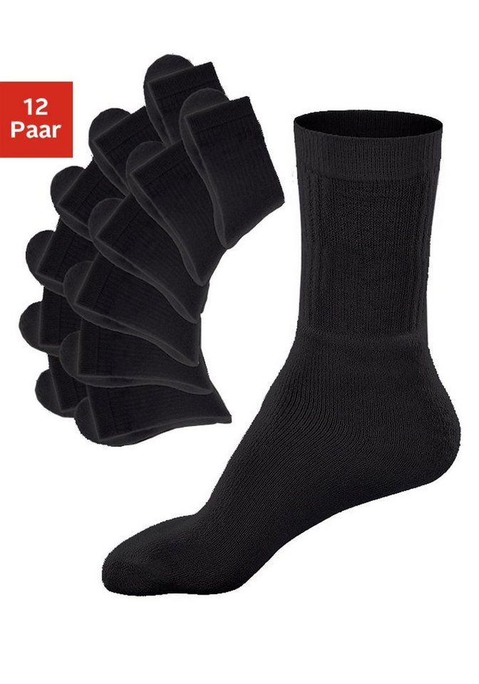 Go in Tennissocken (Set, 12-Paar) mit Frottee von Go in