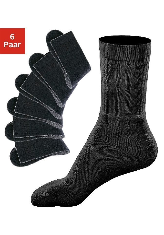 Go in Tennissocken (Set, 6-Paar) mit geripptem Schaft von Go in