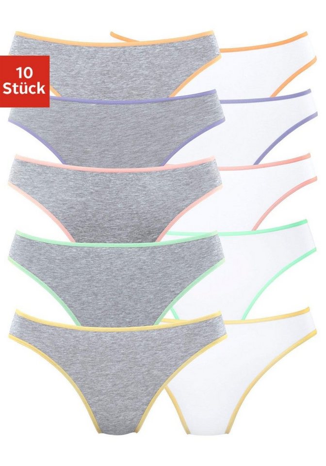 petite fleur String (10er-Pack) aus elastischer Baumwolle von petite fleur