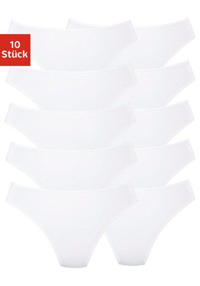 petite fleur String (10er-Pack) aus elastischer Baumwolle von petite fleur