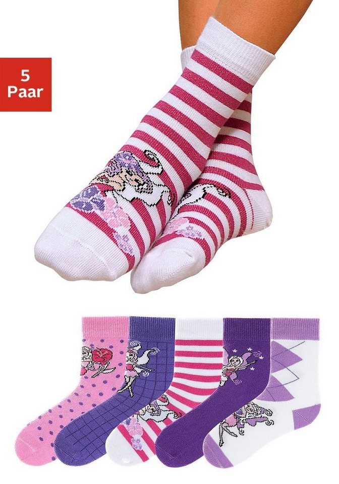 H.I.S Socken (Packung, 5-Paar) in 5 farbenfrohen Designs von H.I.S