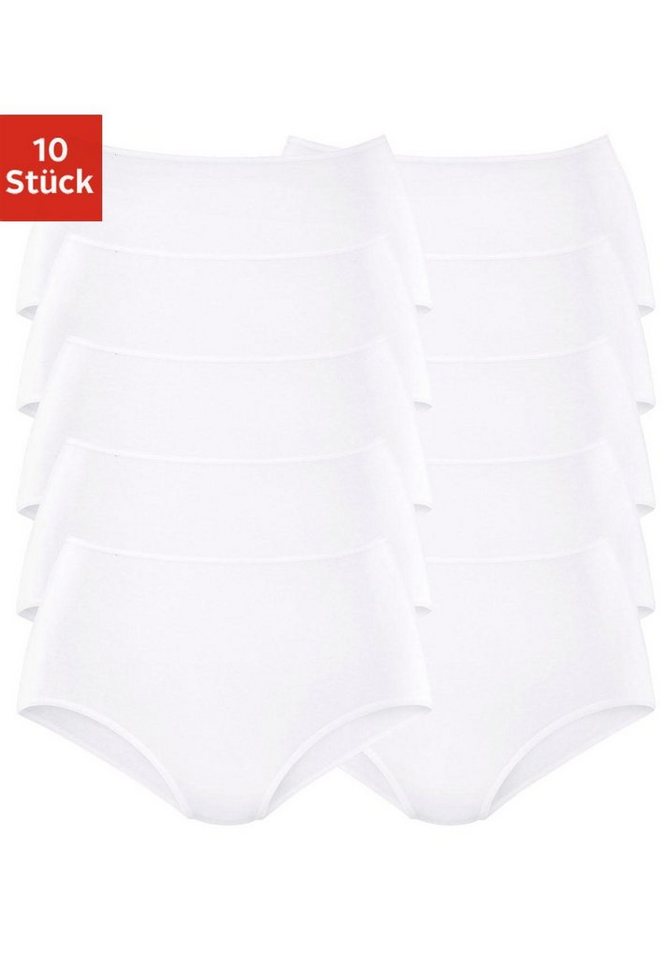 petite fleur Taillenslip (10er-Pack) aus elastischer Baumwolle von petite fleur