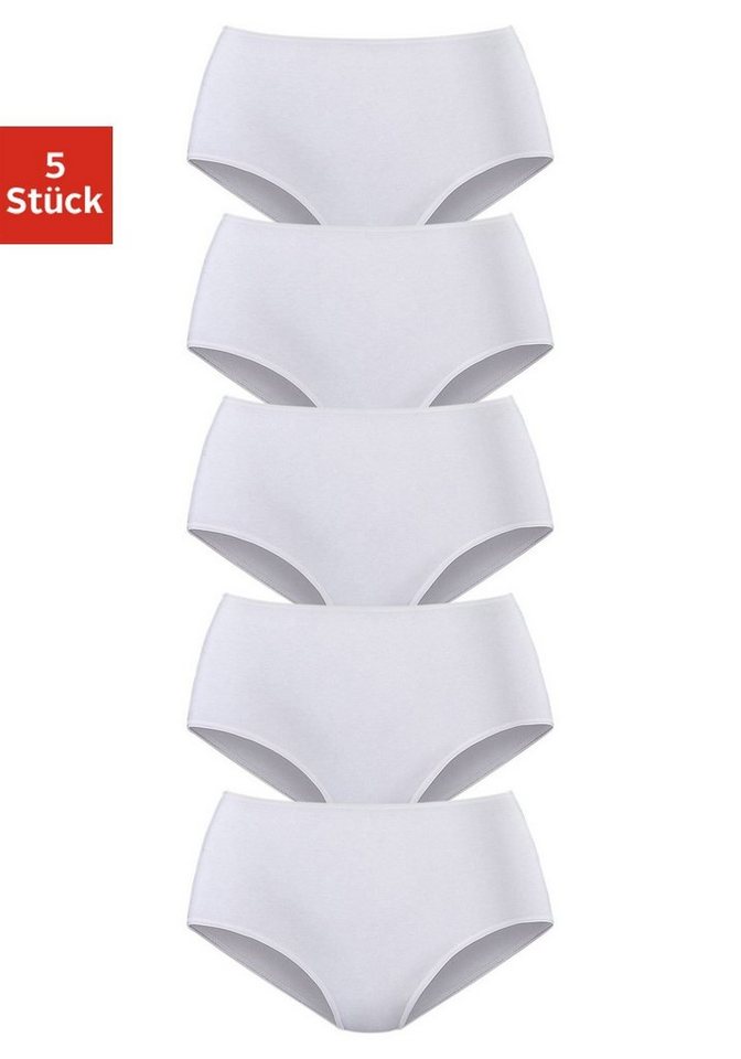 petite fleur Taillenslip (5er-Pack) aus elastischer Baumwoll-Qualität von petite fleur