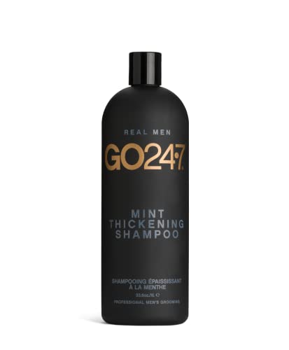 GO247 Real Men Mint Thickening Shampoo, 33.8 Fluid Ounce by On The Go von GO24·7