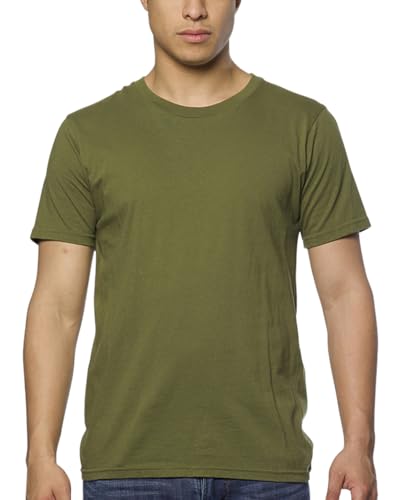 Go2 Herren Hemp T-Shirt Made in USA, Armee, XL von Go2 Clothing Co.