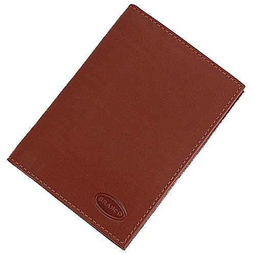 Leder Ausweishülle Ausweisetui ideal fürs Auto Basic Ausweismappe Etui (Braun) von GoBago