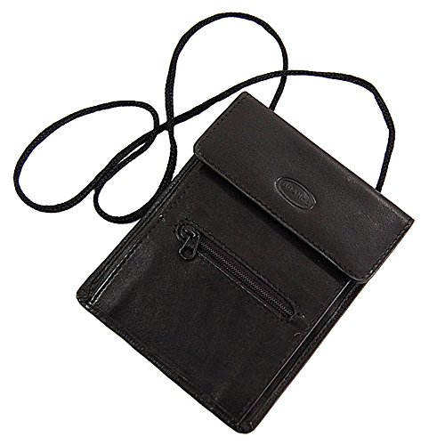 Branco Brustbeutel Brusttasche Gürteltasche Gürtelbörse Börse Security Wallet GoBago (schwarz) von GoBago