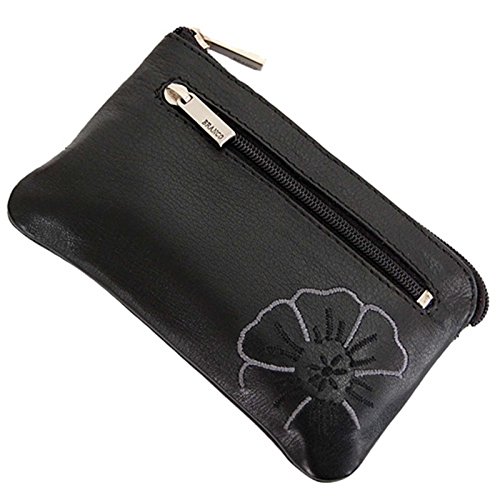 GoBago Branco Leder Schlüsseltasche Schlüsseletui Schlüsselmappe Schlüssel Etui (Schwarz) von GoBago