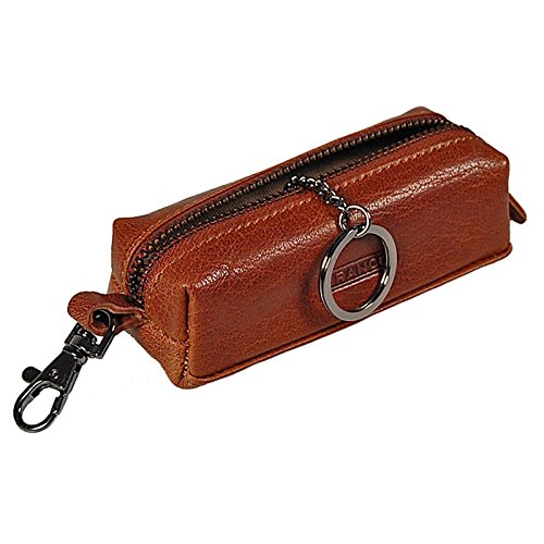 Branco Leder Schlüsseltasche Schlüsseletui Schlüsselmappe Schlüssel Etui GoBago (Cognac) von GoBago