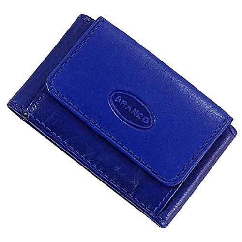 extra kleine Minibörse mit Münzfach echt Leder (Blau) von GoBago