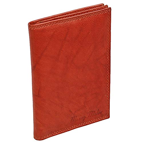 GoBago Ausweisetui Leder Ausweismappe Ausweishülle Kartenetui Auto Dokumentenhülle (Rust) von GoBago