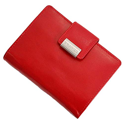 GoBago Branco Leder Damen Geldbörse Börse Portemonnaie Geldbeutel 10x13x2cm rot von GoBago