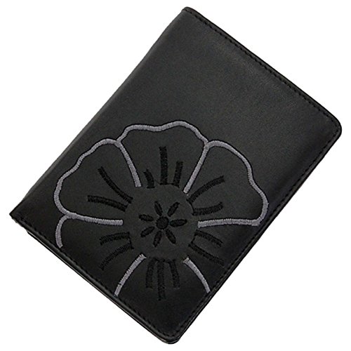 GoBago Damen Geldbörse Portemonnaie Geldbeutel Damenbörse (Schwarz) von GoBago