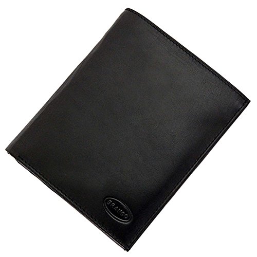 GoBago Herren Leder Geldbörse Börse Portemonnaie Geldbeutel schwarz von GoBago