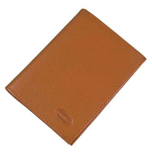 Leder Ausweishülle Ausweisetui ideal fürs Auto Basic Ausweismappe Etui (Natur) von GoBago