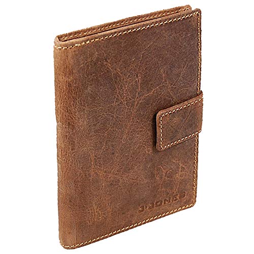 GoBago Brieftasche Leder RFID-Datenschutz große Geldbörse Reisepass Geldbeutel Kartenfächer von GoBago