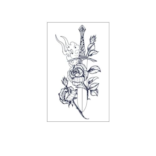 2 Stück Kräuter-Eulensaft-Tattoo-Aufkleber Für Männer Und Frauen, Wasserdichte Und Langlebige Simulations-Tattoo-Aufkleber Temporäre Tattoos Tattoo Aufkleber Falsche Tätowierung von GoDdis