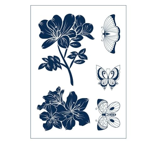 2 Stück Kräuter-Tattoo-Aufkleber, Wasserdicht, Saft, Semi-Permanente Pflanzentätowierung Für Männer Und Frauen, 15 Tage Haltbar Temporäre Tattoos Tattoo Aufkleber Falsche Tätowierung von GoDdis