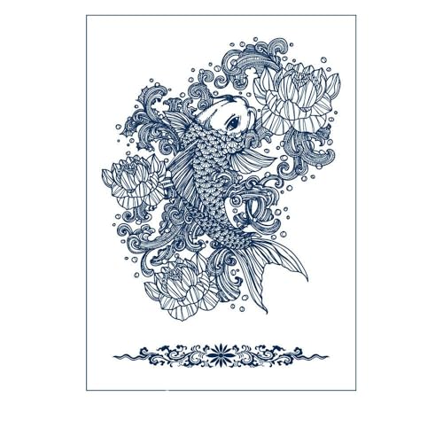 2 Stück Kräuter-Tattoo-Aufkleber, Wasserdicht, Saft, Semi-Permanente Pflanzentätowierung Für Männer Und Frauen, 15 Tage Haltbar Temporäre Tattoos Tattoo Aufkleber Falsche Tätowierung von GoDdis