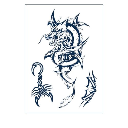 2 Stück Kräuter-Tattoo-Aufkleber, Wasserdicht, Saft, Semi-Permanente Pflanzentätowierung Für Männer Und Frauen, 15 Tage Haltbar Temporäre Tattoos Tattoo Aufkleber Falsche Tätowierung von GoDdis