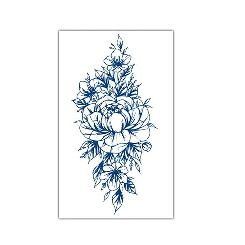 2 Stück Kräutersaft-Tattoo-Aufkleber, Semipermanent, Schweißfest, 15 Tage Haltbar, Für Männer Und Frauen Temporäre Tattoos Tattoo Aufkleber Falsche Tätowierung von GoDdis