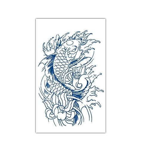 2 Stück Kräutersaft-Tattoo-Aufkleber, Semipermanent, Schweißfest, 15 Tage Haltbar, Für Männer Und Frauen Temporäre Tattoos Tattoo Aufkleber Falsche Tätowierung von GoDdis