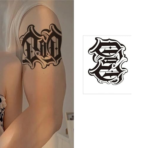 4 Stück Kräuter- Temporäre Tattoos Tattoo Aufkleber Falsche Tätowierung -Aufkleber, Saft, Semipermanent, Wasserfest Und Schweißfest, Niedliche, Langlebige Aufkleber Für Männer Und Frauen von GoDdis