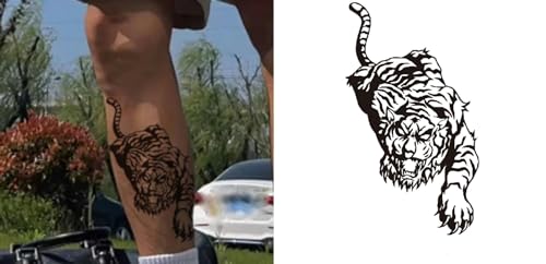 4 Stück Pflanzliche Temporäre Tattoos Tattoo Aufkleber Falsche Tätowierung -Aufkleber, Semi-Permanente, Wasserfeste Saftarme Für Männer Und Frauen, Hält 15 Tage von GoDdis