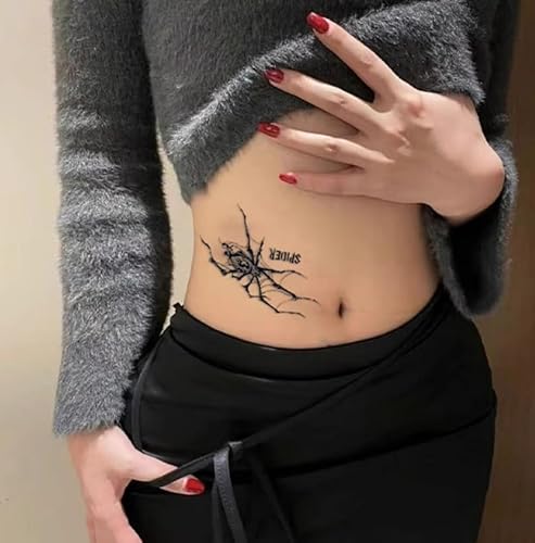 Anti-Rub Englisch Buchstaben Spinne Taille Oberschenkel Pflanzliche Temporäre Tattoo Aufkleber Gefälschte Semi-Permanent Anhaltende 2 Wochen Männer Und Frauen Anti-Rub Englisch Buchstaben Spinne Taille Oberschenkel Pflanzliche Temporäre Tattoo Aufkleber Gefälschte Semi-Permanent Anhaltende 2 Wochen Männer Und Frauen von GoDdis