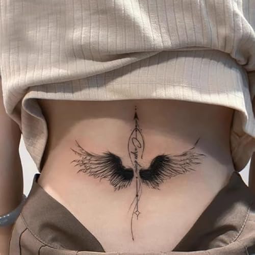Anti-Rub-Nicht Reflektierende Flügel Pfeil Buchstaben Pflanzliche Temporäre Tattoo Aufkleber Gefälschte Heiße Mädchen Brust Männer Und Frauen Semi-Permanent Hält 2 Wochen Anti-Rub-Nicht Reflektierende Flügel Pfeil Buchstaben Pflanzliche Temporäre Tattoo Aufkleber Gefälschte Heiße Mädchen Brust Männer Und Frauen Semi-Permanent Hält 2 Wochen von GoDdis