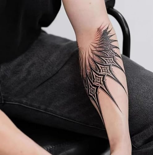 Armdorn-Armbinde, Pflanzlicher Temporärer Tattoo-Aufkleber, Gefälschter Männer Und Frauen, Wasserdicht, Nicht Reflektierend, Semi-Permanent, Hält 2 Wochen von GoDdis