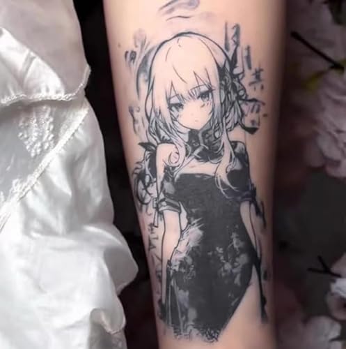 Chinesischer Stil Mädchen Kalligraphie Geisha Arm Blume Arm Wade Semi-Permanent Anhaltende 2 Wochen Pflanzliche Temporäre Tattoo Aufkleber Gefälschte Männer Und Frauen Wasserdicht Chinesischer Stil Mädchen Kalligraphie Geisha Arm Blume Arm Wade Semi-Permanent Anhaltende 2 Wochen Pflanzliche Temporäre Tattoo Aufkleber Gefälschte Männer Und Frauen Wasserdicht von GoDdis