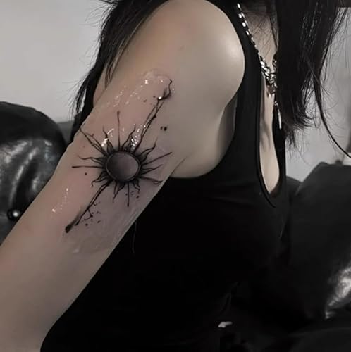 Dark Sun Arm Kräuter Temporäre Tattoo Aufkleber Gefälschte Männer Und Frauen Wasserdicht Realistisch Semi-Permanent Dauerhaft 2 Wochen Dark Sun Arm Kräuter Temporäre Tattoo Aufkleber Gefälschte Männer Und Frauen Wasserdicht Realistisch Semi-Permanent Dauerhaft 2 Wochen von GoDdis