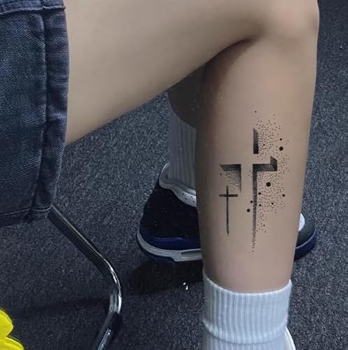Design Dreidimensionales Kreuz Pflanzliche Temporäre Tattoo Aufkleber Gefälschte Männer Und Frauen Wasserdicht Nicht Reflektierende Semi-Permanent Anhaltende 2 Wochen Saft Design Dreidimensionales Kreuz Pflanzliche Temporäre Tattoo Aufkleber Gefälschte Männer Und Frauen Wasserdicht Nicht Reflektierende Semi-Permanent Anhaltende 2 Wochen Saft von GoDdis
