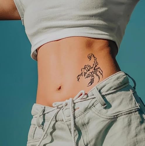 Dorn Skorpion Arm Handrücken Tiger Taille Schlüsselbein Kleines Bild Pflanzliche Temporäre Tattoo Aufkleber Gefälschte Männer Und Frauen Wasserdicht Semi-Permanent Hält 2 Wochen Dorn Skorpion Arm Handrücken Tiger Taille Schlüsselbein Kleines Bild Pflanzliche Temporäre Tattoo Aufkleber Gefälschte Männer Und Frauen Wasserdicht Semi-Permanent Hält 2 Wochen von GoDdis
