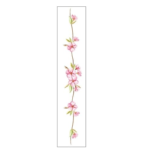 GoDdis Temporärer Tattoo-Aufkleber Rosa Armband Handgelenk Knöchel Kirschblüte Wasserfester Fake Tattoo für Kinder und Erwachsene von GoDdis
