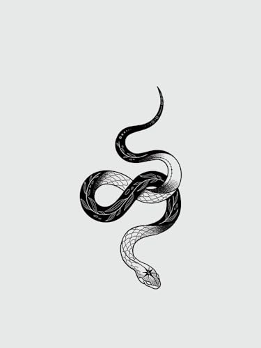 Grüne Schlangensaft-Pflanzentinte Ist Wasserfest Semipermanent Und Langlebig Für 2 Wochen Simulierte Temporäre Tattoo-Aufkleber Für Männer Und Frauen Armrücken Brust Männer Und Frauen von GoDdis