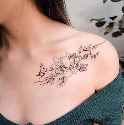 Hot Girl Anti-Rub Nicht Reflektierender Schmetterling Einfache Blume Kräuter Temporäre Tattoo Aufkleber Gefälschte Realistische Narbenabdeckung Männer Und Frauen Semi-Permanent Hält 2 Wochen Hot Girl Anti-Rub Nicht Reflektierender Schmetterling Einfache Blume Kräuter Temporäre Tattoo Aufkleber Gefälschte Realistische Narbenabdeckung Männer Und Frauen Semi-Permanent Hält 2 Wochen von GoDdis