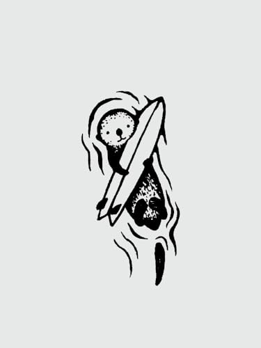 Little Otter Juice Plant Ink Wasserdicht Semipermanent Und 2 Wochen Haltbar Temporärer Tattoo-Aufkleber Für Männer Und Frauen Finger Brust Arm Rücken von GoDdis
